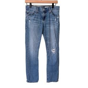 AG Adriano Goldschmeid Distressed Ankle Jeans 25 R